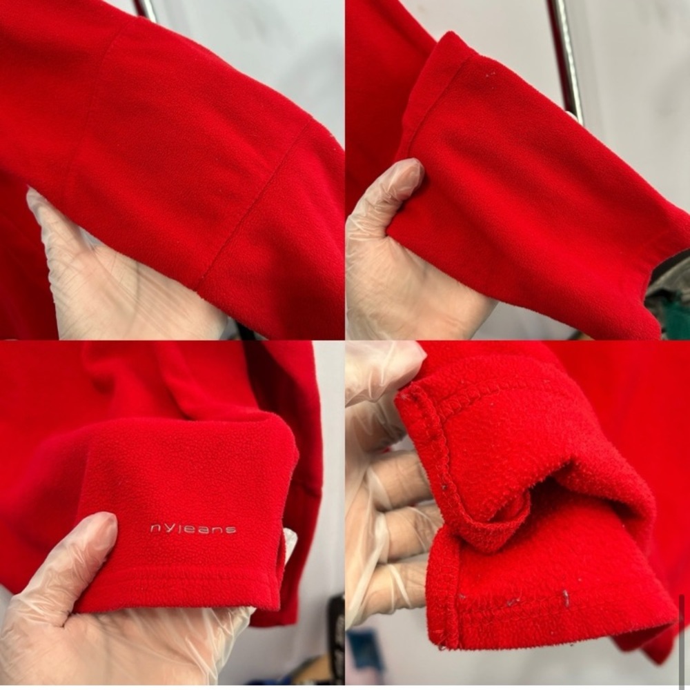 Vibrant Red V-Neck Sweater - Picture 9 of 10